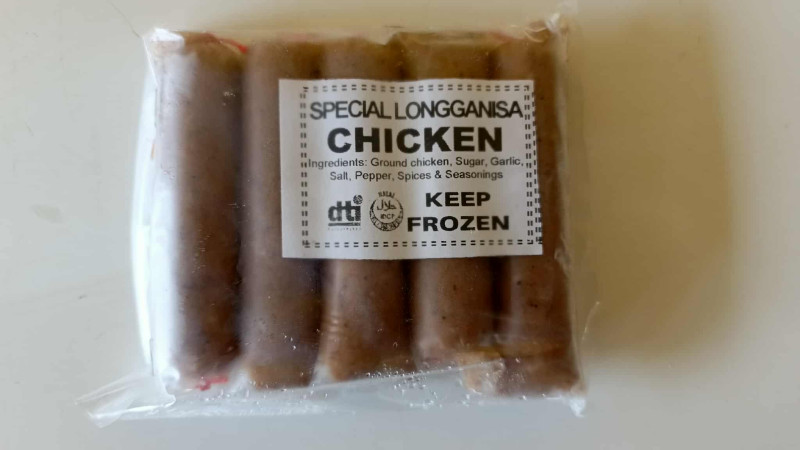 DAVAO SKINLESS CHICKEN LONGGANISA