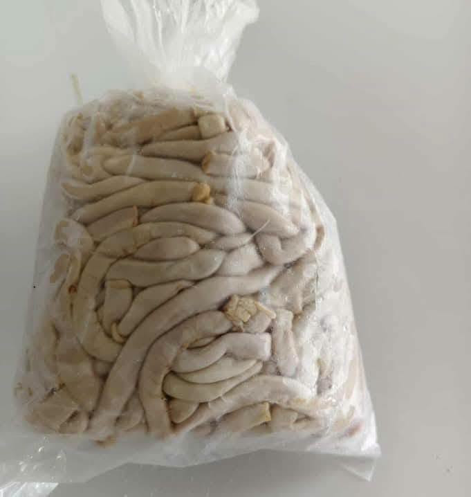 CHICKEN INTESTINE COOKED